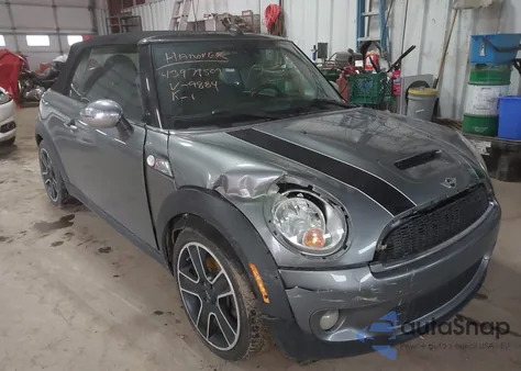 2009 Mini Cooper S z USA, uszkodzony, nr VIN WMWMS335X9TG89884